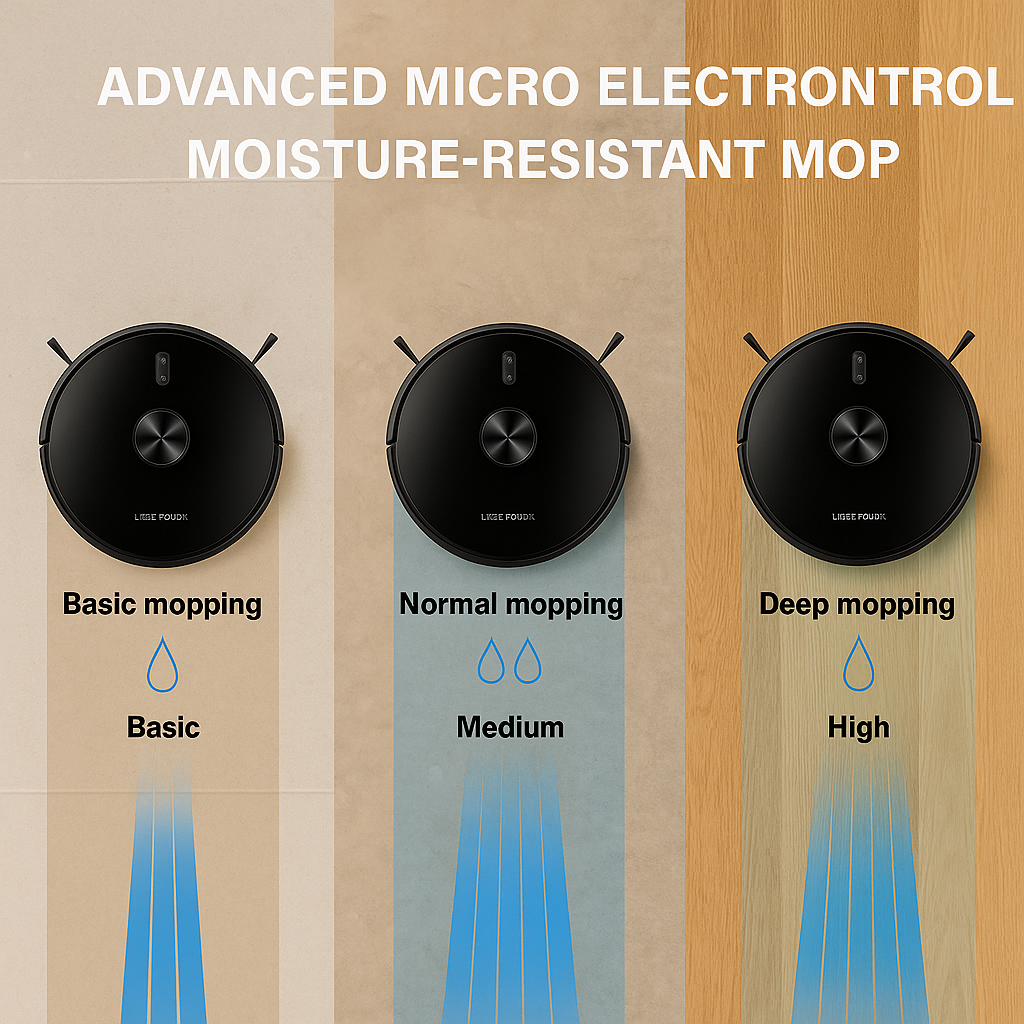 CleanBot X6™ – Laser-Guided Robot Vacuum & Mop with 6500Pa Suction, Carpet Boost & Multi-Floor Mapping