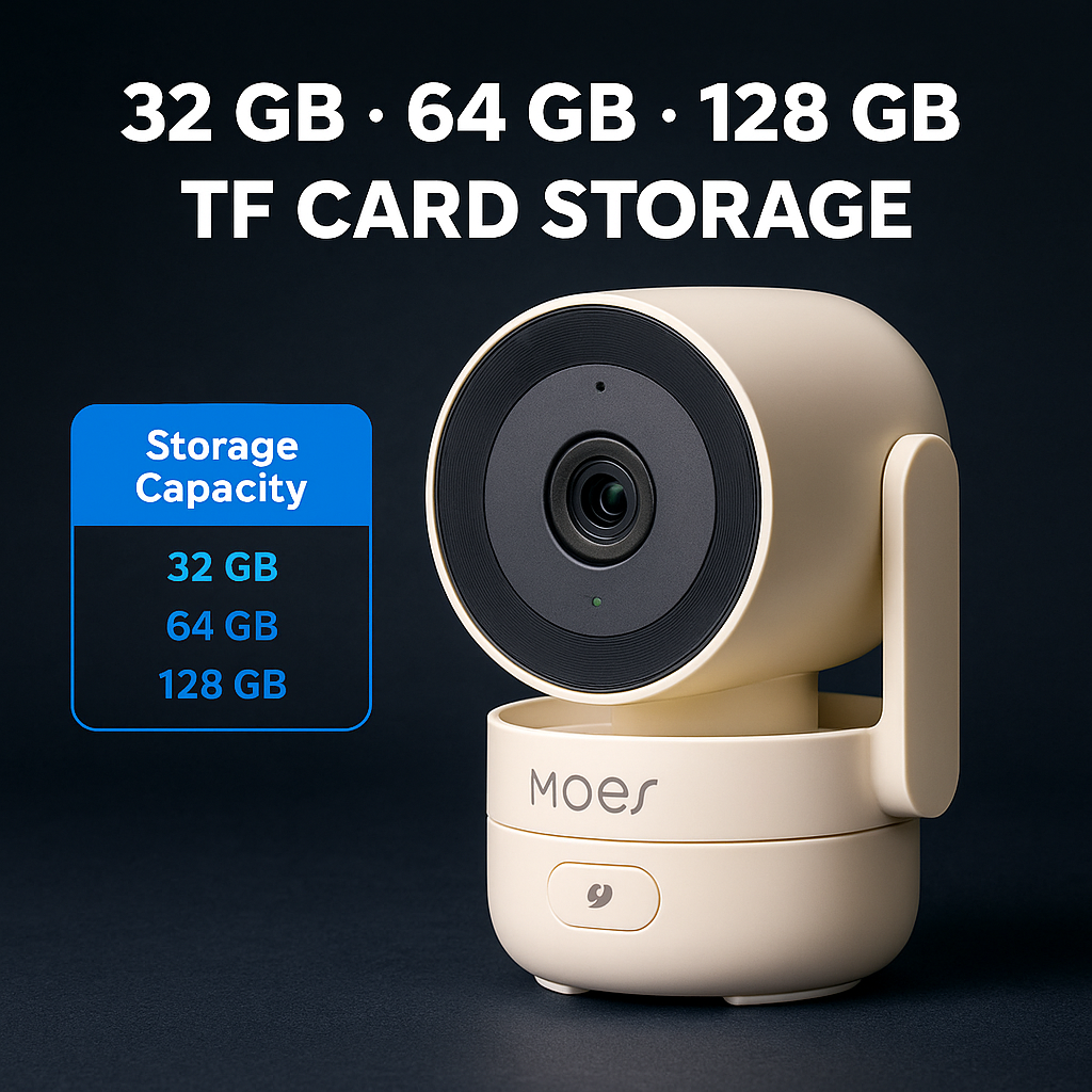 MOESView™ 4MP Smart Security Camera – Indoor WiFi Cam with Night Vision & Motion Alerts