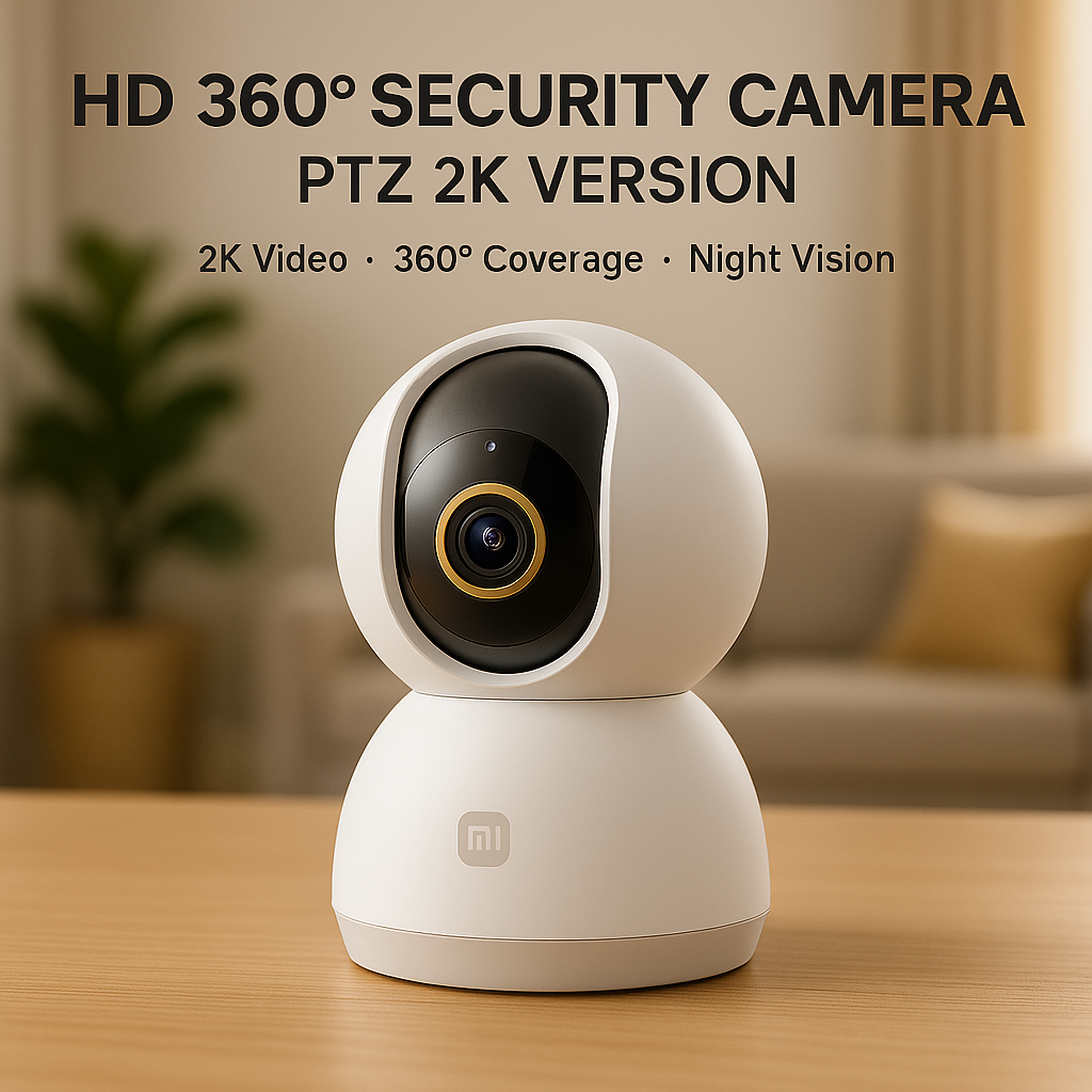 MiGuard 2K™ by Xiaomi – 360° Smart Home Security Camera with AI Detection & Night Vision