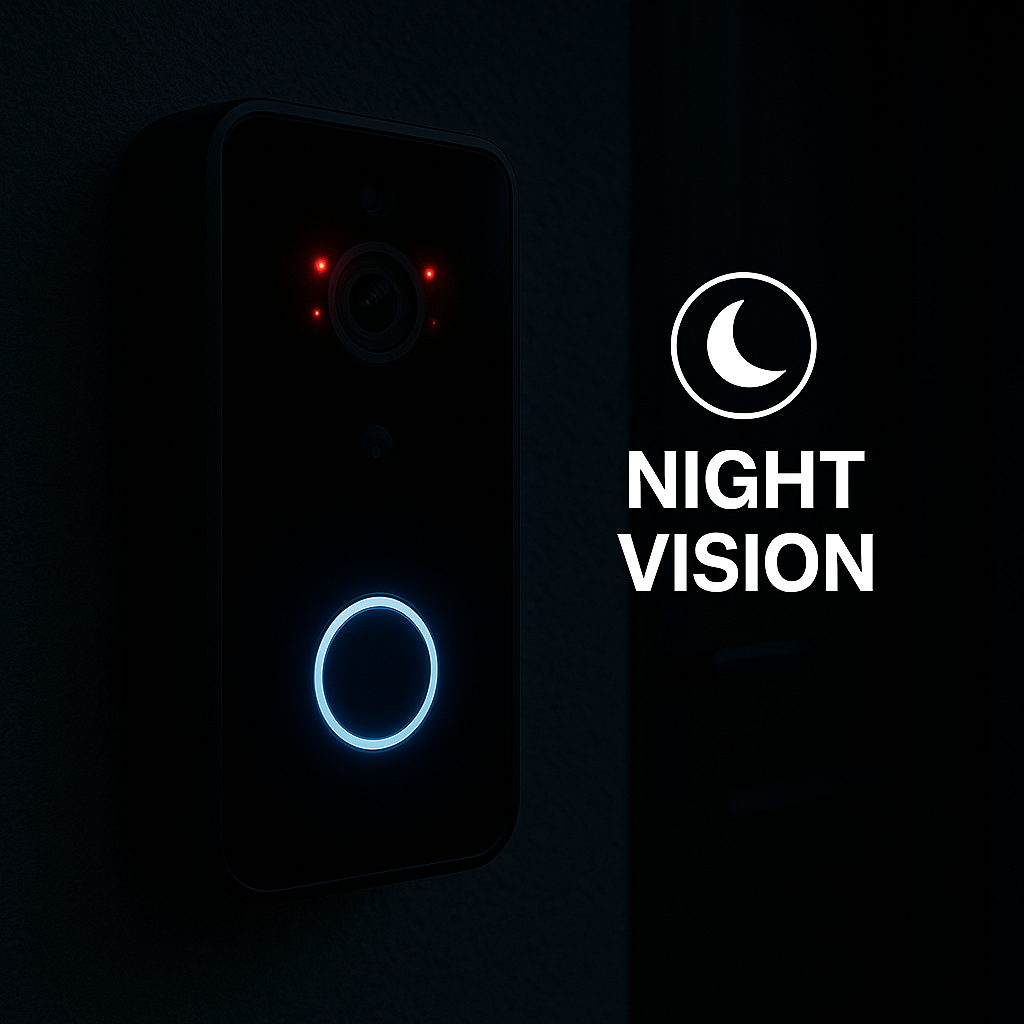 Smart Wireless Video Doorbell – WiFi, HD Camera, Night Vision & Voice Changer