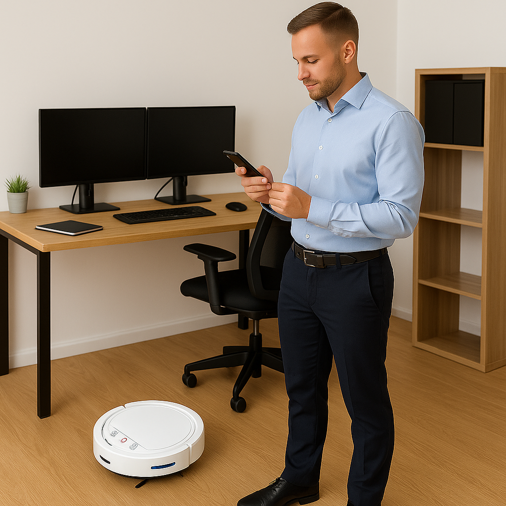 BOAIMORE™ Smart Robot Vacuum – 2500Pa Suction, 3-in-1 Cleaning, Auto Recharge, App Control, HEPA Filter