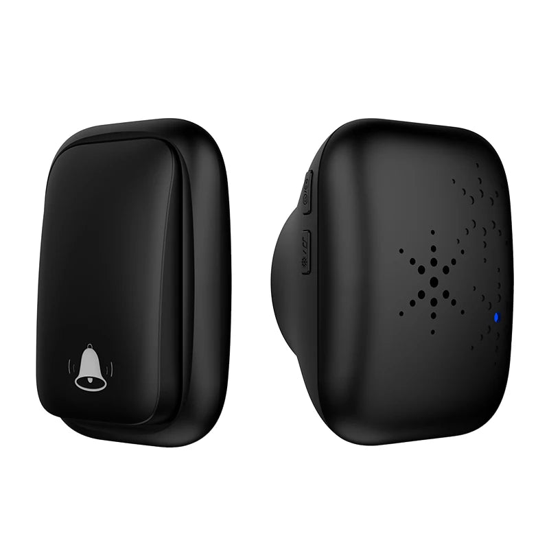 Lunzo Self-Powered Wireless Doorbell – Waterproof, 150M Range, 38 Chimes, No Battery Needed
