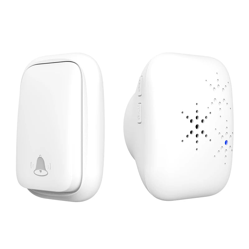 Lunzo Self-Powered Wireless Doorbell – Waterproof, 150M Range, 38 Chimes, No Battery Needed