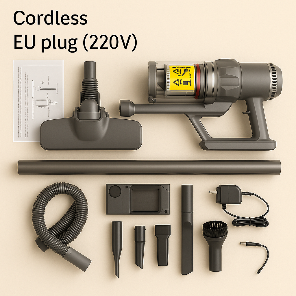 SmartClean Max™ – 600W Cordless Vacuum Cleaner | Ultra Power for Home, Office & More