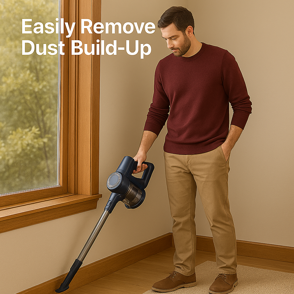YISORA™ 6-in-1 Corded Stick Vacuum – 600W, 23KPa Suction, for Floor & Carpet