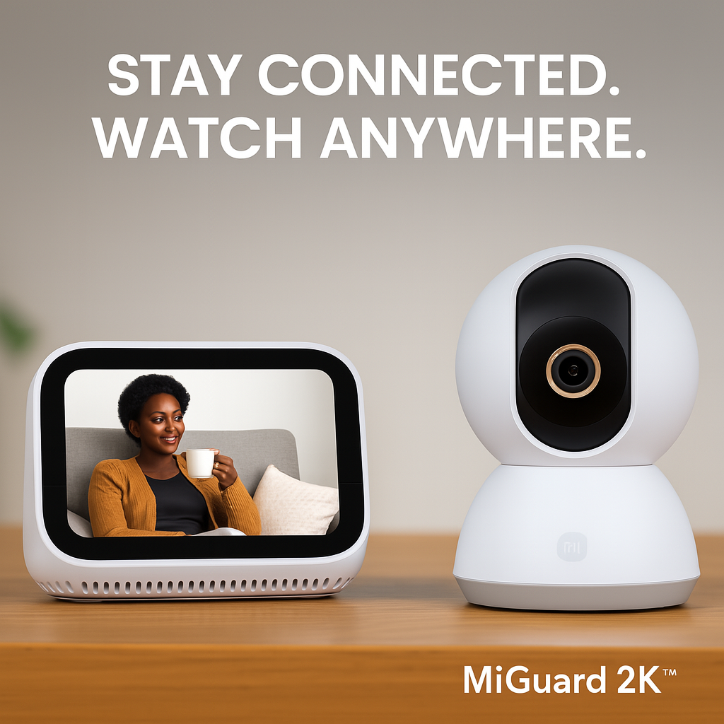 MiGuard 2K™ by Xiaomi – 360° Smart Home Security Camera with AI Detection & Night Vision