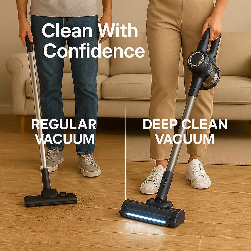 YISORA™ 6-in-1 Corded Stick Vacuum – 600W, 23KPa Suction, for Floor & Carpet
