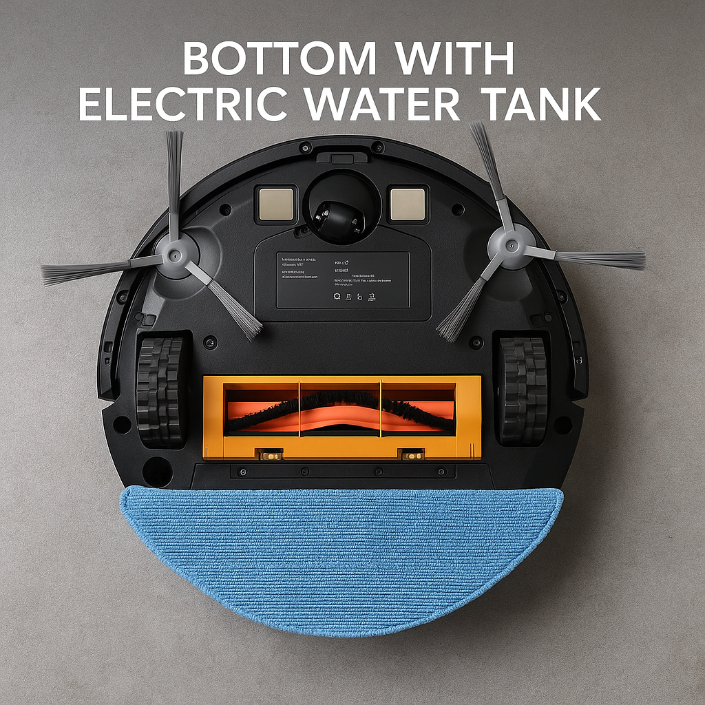 ABIR X6PRO™ 3-in-1 Smart Robot Vacuum – 6000Pa Suction, Visual Navigation, Virtual Barriers, Alexa Compatible