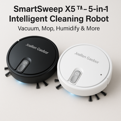 SmartSweep X5™ 5-in-1 Robot Vacuum – Vacuum, Mop, Humidify & Quiet Cleaning