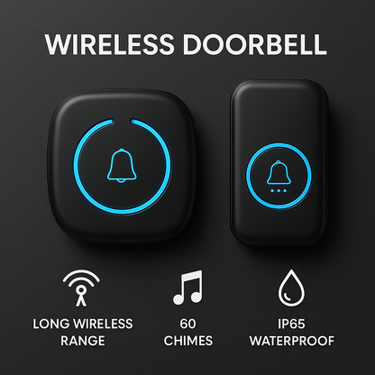 SmartChime™ – Wireless Doorbell with 300M Range & 60 Melodies
