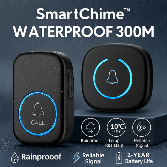 SmartChime™ – Wireless Doorbell with 300M Range & 60 Melodies