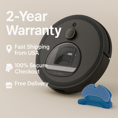 Lefant M330 Pro™ Robot Vacuum & Mop – 5000Pa LiDAR, WiFi, Pet-Friendly