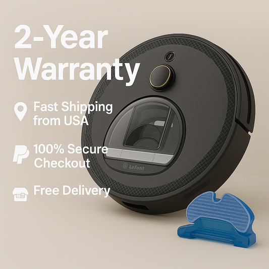 Lefant M330 Pro™ Robot Vacuum & Mop – 5000Pa LiDAR, WiFi, Pet-Friendly