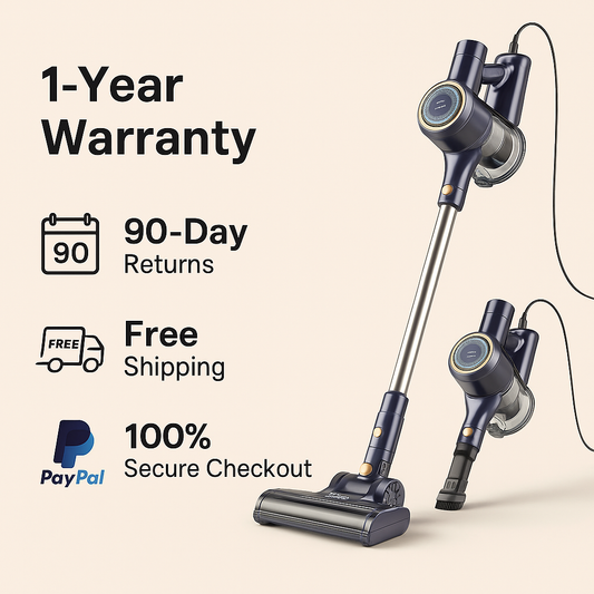 YISORA™ 6-in-1 Corded Stick Vacuum – 600W, 23KPa Suction, for Floor & Carpet