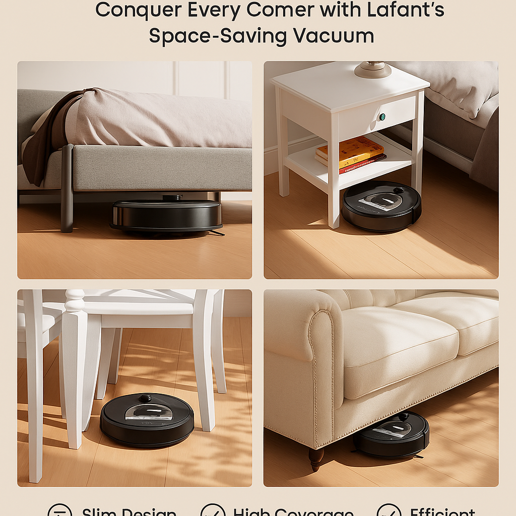 Lefant M330 Pro™ Robot Vacuum & Mop – 5000Pa LiDAR, WiFi, Pet-Friendly
