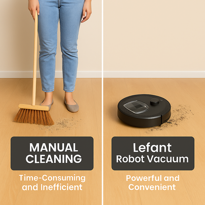 Lefant M330 Pro™ Robot Vacuum & Mop – 5000Pa LiDAR, WiFi, Pet-Friendly