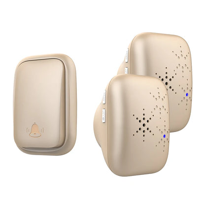 Lunzo Self-Powered Wireless Doorbell – Waterproof, 150M Range, 38 Chimes, No Battery Needed