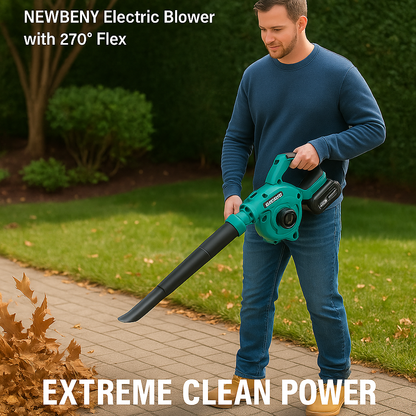 NEWBENY ExtremeClean™ – Electric Blower with 270° Flex Nozzle | Outdoor & Garage Use