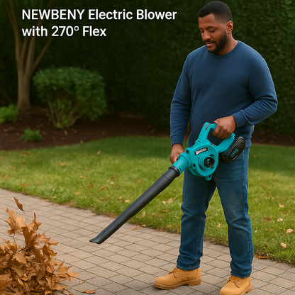 NEWBENY ExtremeClean™ – Electric Blower with 270° Flex Nozzle | Outdoor & Garage Use