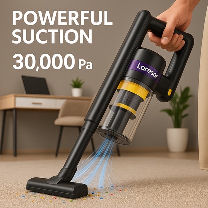 Laresar X11™ – 55000Pa Smart Cordless Vacuum | 60 Min Runtime & LED Floor Brush
