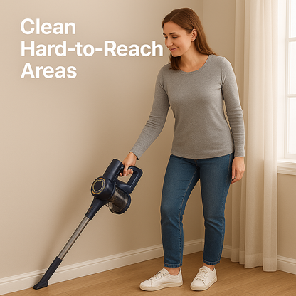 YISORA™ 6-in-1 Corded Stick Vacuum – 600W, 23KPa Suction, for Floor & Carpet